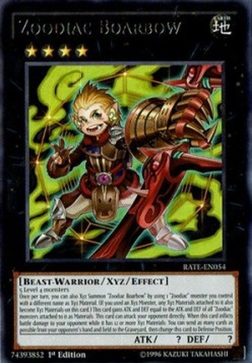 Yu-Gi-Oh! RATE Zoodiac Boarbow