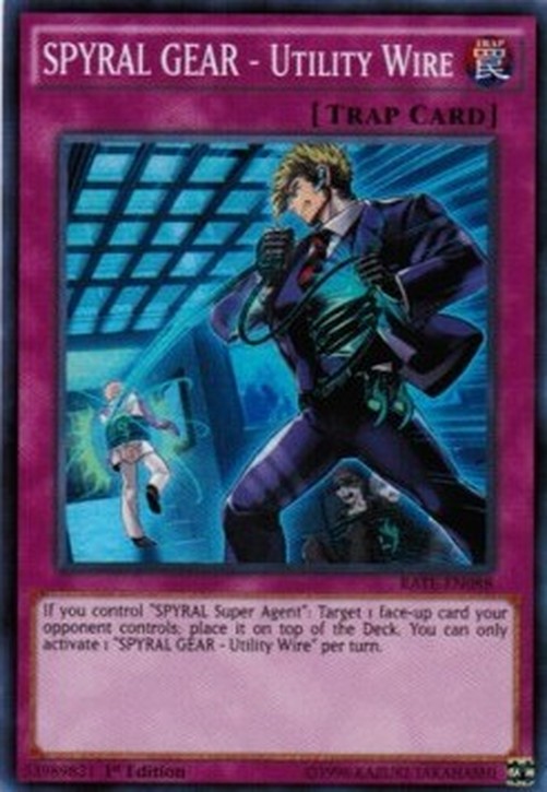 Yu-Gi-Oh! RATE SPYRAL GEAR - Utility Wire