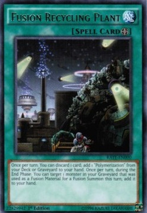 Yu-Gi-Oh! RATE Fusion Recycling Plant (V.1 - Rare)