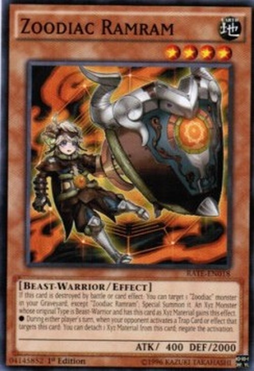 Yu-Gi-Oh! RATE Zoodiac Ramram