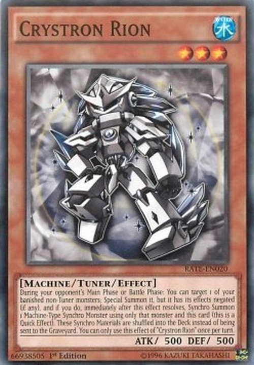 Yu-Gi-Oh! RATE Crystron Rion