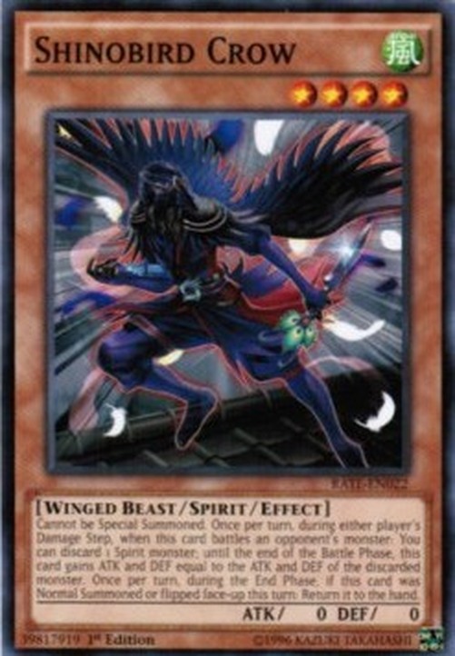 Yu-Gi-Oh! RATE Shinobird Crow