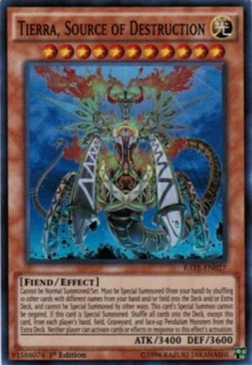 Yu-Gi-Oh! RATE Tierra, Source of Destruction