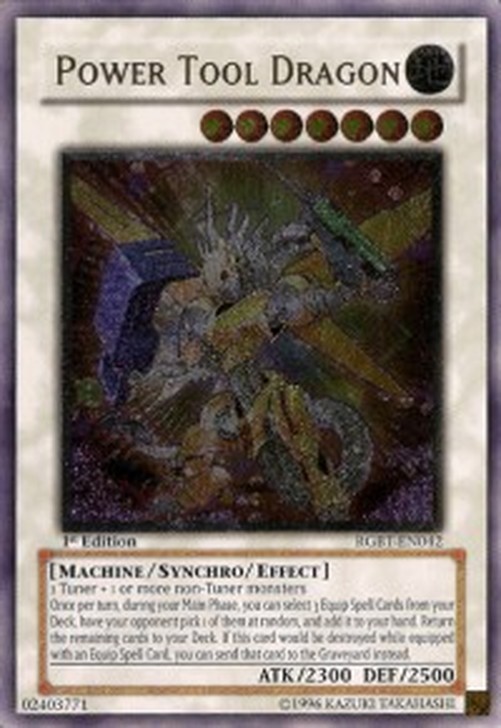 Yu-Gi-Oh! RGBT Power Tool Dragon (V.4 - Ultimate Rare)
