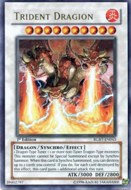 Yu-Gi-Oh! RGBT Trident Dragion (V.1 - Ultra Rare)