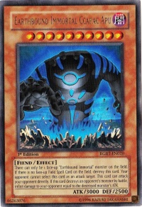 Yu-Gi-Oh! RGBT Earthbound Immortal Ccapac Apu (V.1 - Ultra Rare)
