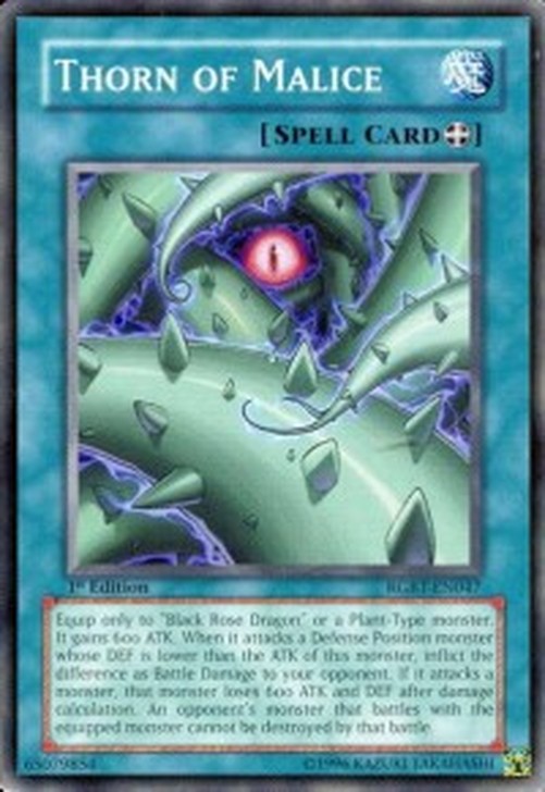 Yu-Gi-Oh! RGBT Thorn of Malice