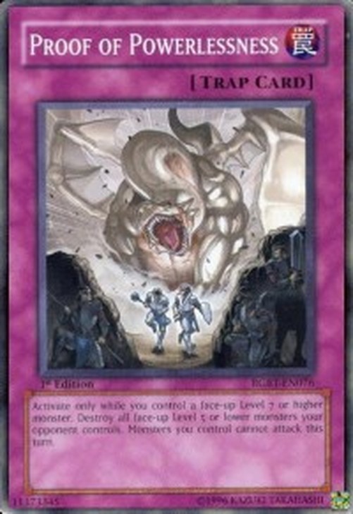 Yu-Gi-Oh! RGBT Proof of Powerlessness