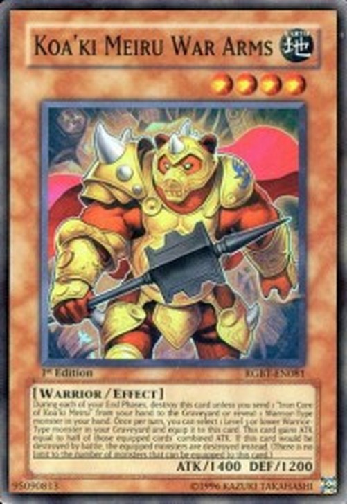 Yu-Gi-Oh! RGBT Koa'ki Meiru War Arms