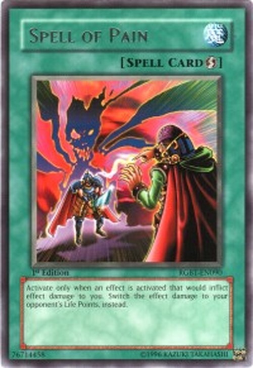 Yu-Gi-Oh! RGBT Spell of Pain