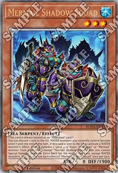 Yu-Gi-Oh! ROTA Mermail Shadow Squad (V.2 - Quarter Century Secret Rare)