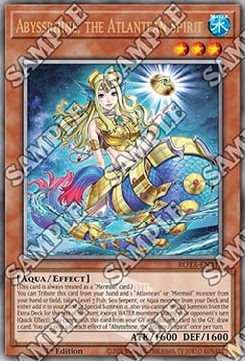 Yu-Gi-Oh! ROTA Abyssrhine, the Atlantean Spirit (V.2 - Quarter Century Secr