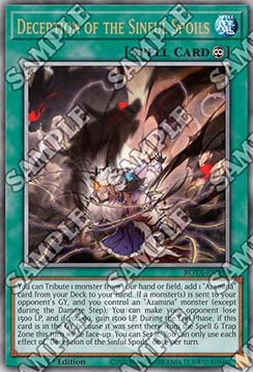 Yu-Gi-Oh! ROTA Deception of the Sinful Spoils (V.2 - Quarter Century Secret