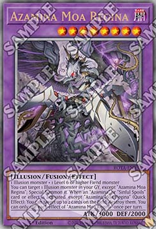 Yu-Gi-Oh! ROTA Azamina Moa Regina (V.2 - Quarter Century Secret Rare)
