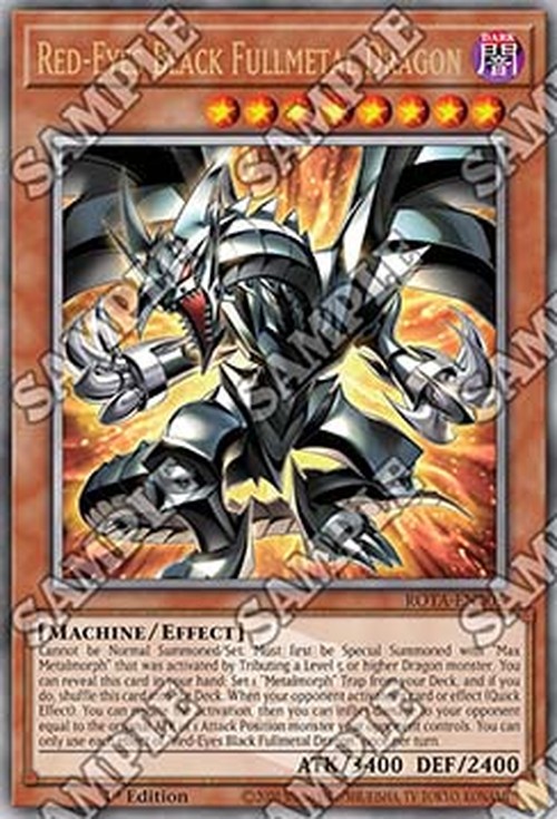 Yu-Gi-Oh! ROTA Red-Eyes Black Fullmetal Dragon (V.2 - Quarter Century Secre