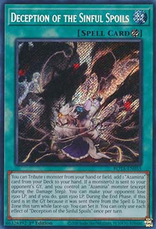 Yu-Gi-Oh! ROTA Deception of the Sinful Spoils (V.1 - Secret Rare)