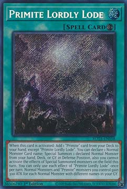 Yu-Gi-Oh! ROTA Primite Lordly Lode (V.1 - Secret Rare)