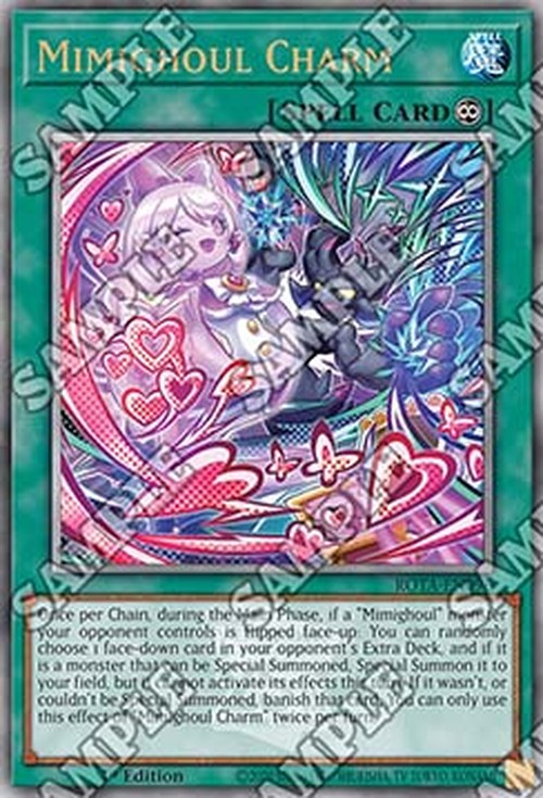 Yu-Gi-Oh! ROTA Mimighoul Charm (V.3 - Quarter Century Secret Rare)