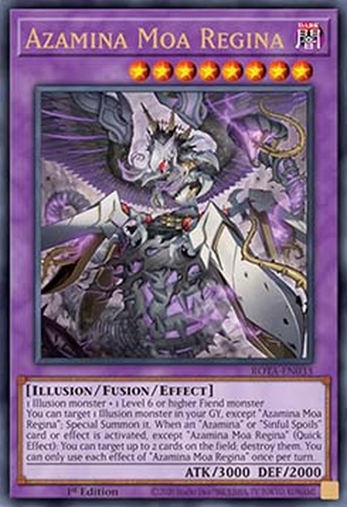 Yu-Gi-Oh! ROTA Azamina Moa Regina (V.1 - Ultra Rare)