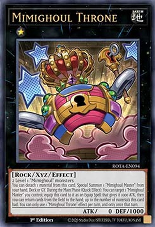 Yu-Gi-Oh! ROTA Mimighoul Throne (V.1 - Ultra Rare)