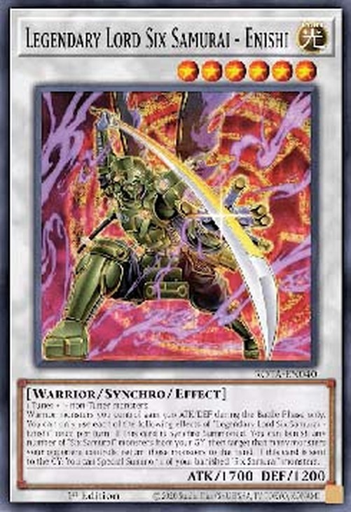 Yu-Gi-Oh! ROTA Legendary Lord Six Samurai - Enishi