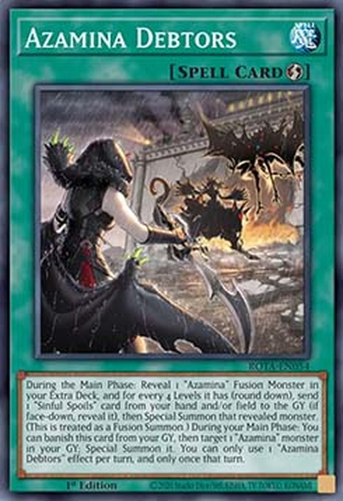 Yu-Gi-Oh! ROTA Azamina Debtors