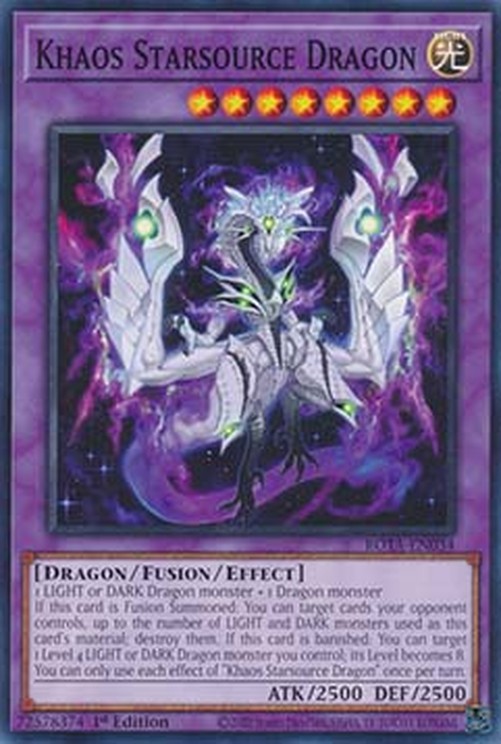 Yu-Gi-Oh! ROTA Khaos Starsource Dragon