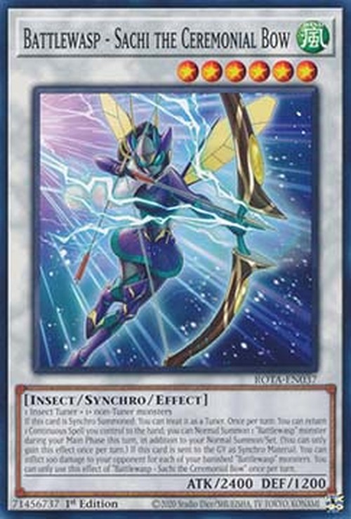 Yu-Gi-Oh! ROTA Battlewasp - Sachi the Ceremonial Bow