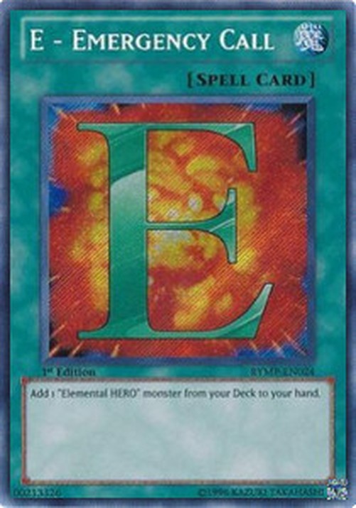 Yu-Gi-Oh! RYMP E - Emergency Call