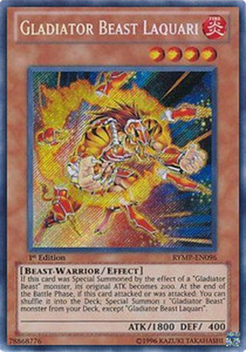 Yu-Gi-Oh! RYMP Gladiator Beast Laquari