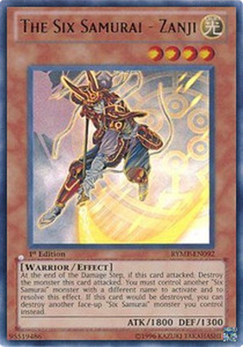Yu-Gi-Oh! RYMP The Six Samurai - Zanji