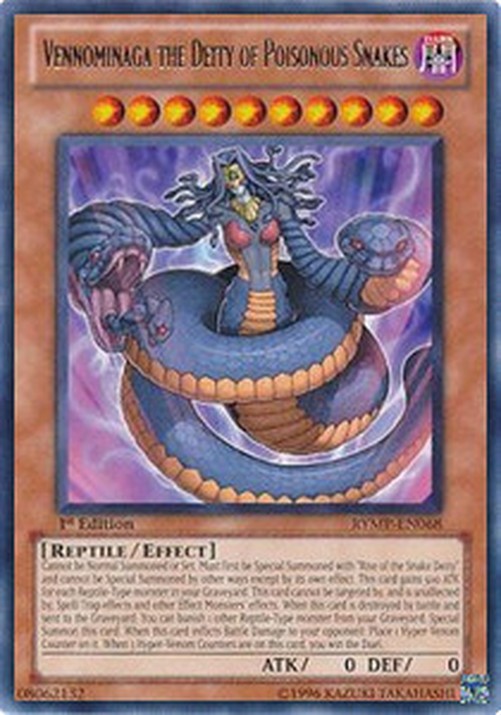 Yu-Gi-Oh! RYMP Vennominaga the Deity of Poisonous Snakes