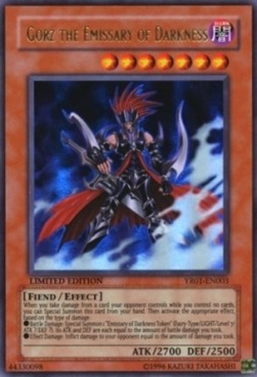 Yu-Gi-Oh! YRXX Gorz the Emissary of Darkness