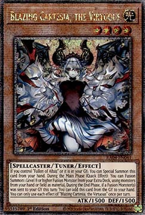 Yu-Gi-Oh! RA04 Blazing Cartesia, the Virtuous