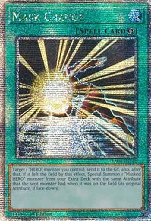 Yu-Gi-Oh! RA04 Mask Change (V.2 - Quarter Century Secret Rare)