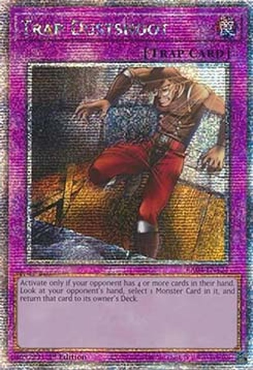 Yu-Gi-Oh! RA04 Trap Dustshoot (V.2 - Quarter Century Secret Rare)