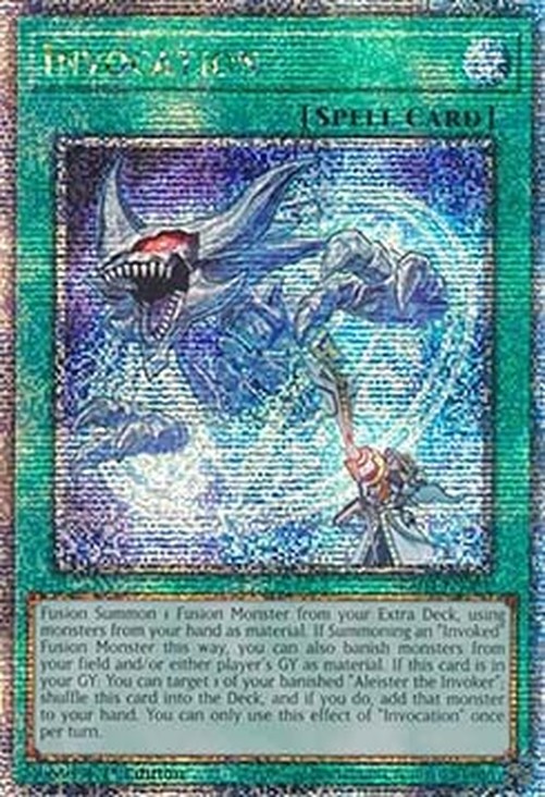 Yu-Gi-Oh! RA04 Invocation (V.2 - Quarter Century Secret Rare)