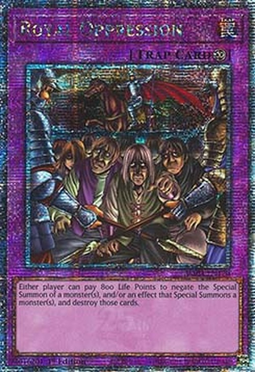 Yu-Gi-Oh! RA04 Royal Oppression (V.2 - Quarter Century Secret Rare)