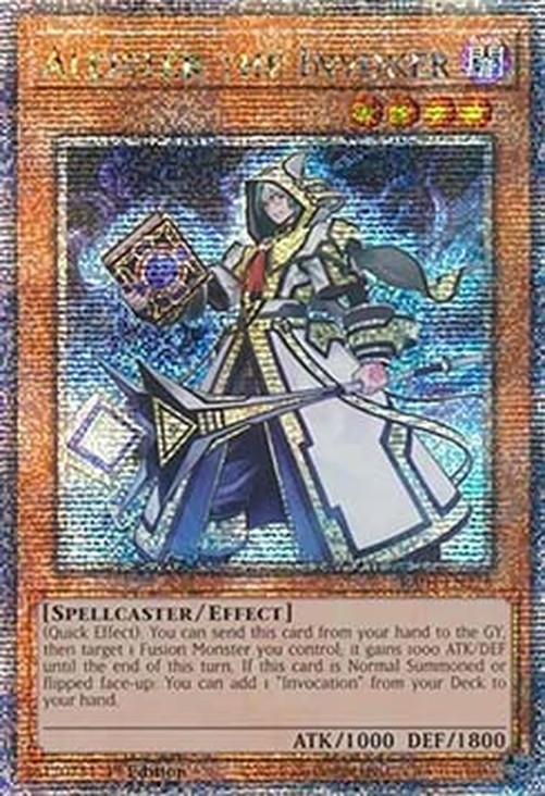 Yu-Gi-Oh! RA04 Aleister the Invoker (V.9 - Quarter Century Secret Rare)