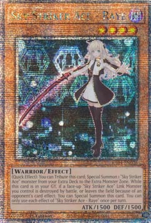 Yu-Gi-Oh! RA04 Sky Striker Ace - Raye (V.1 - Quarter Century Secret Rare)