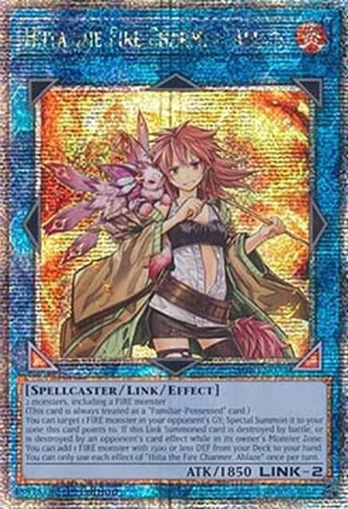 Yu-Gi-Oh! RA04 Hiita the Fire Charmer, Ablaze (V.5 - Quarter Century Secret