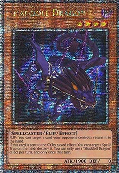 Yu-Gi-Oh! RA04 Shaddoll Dragon (V.2 - Quarter Century Secret Rare)