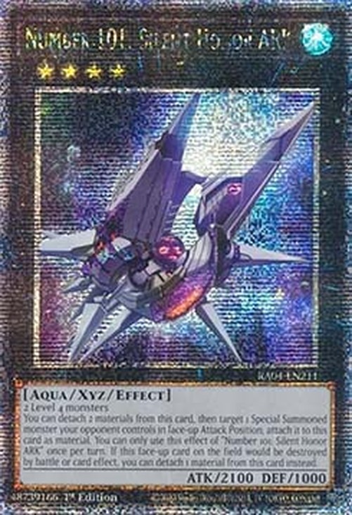 Yu-Gi-Oh! RA04 Number 101: Silent Honor ARK (V.2 - Quarter Century Secret R