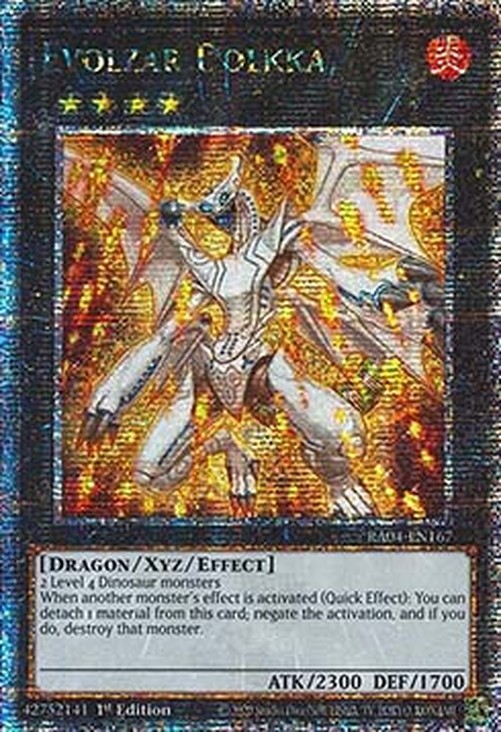 Yu-Gi-Oh! RA04 Evolzar Dolkka (V.2 - Quarter Century Secret Rare)