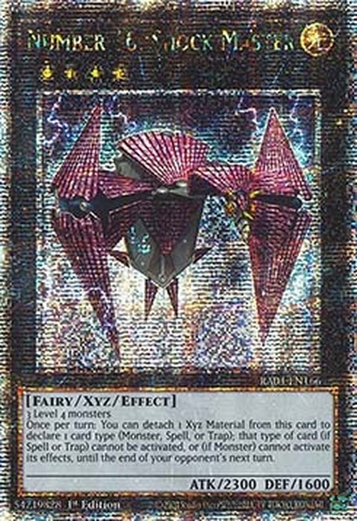 Yu-Gi-Oh! RA04 Number 16: Shock Master (V.2 - Quarter Century Secret Rare)