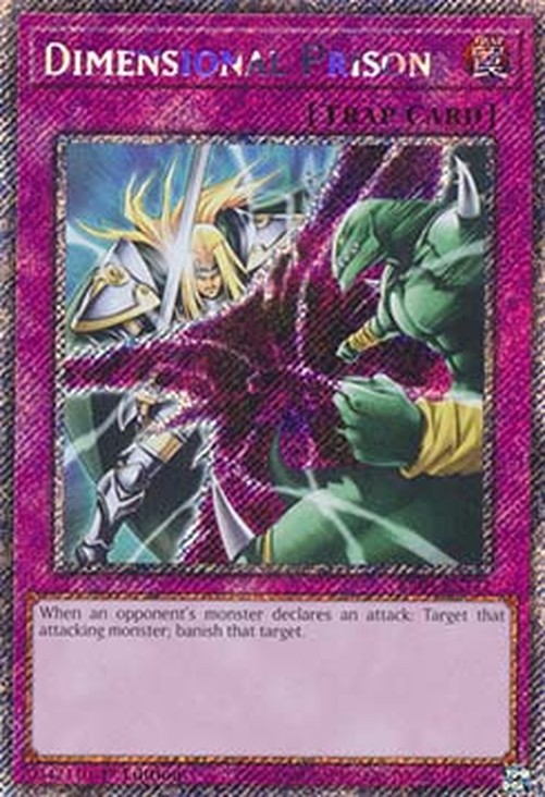 Yu-Gi-Oh! RA04 Dimensional Prison (V.1 - Platinum Secret Rare)