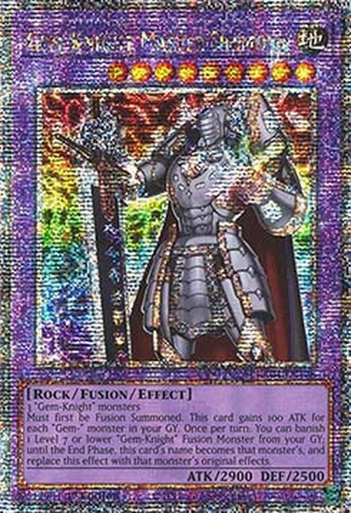 Yu-Gi-Oh! RA04 Gem-Knight Master Diamond (V.2 - Quarter Century Secret Rare