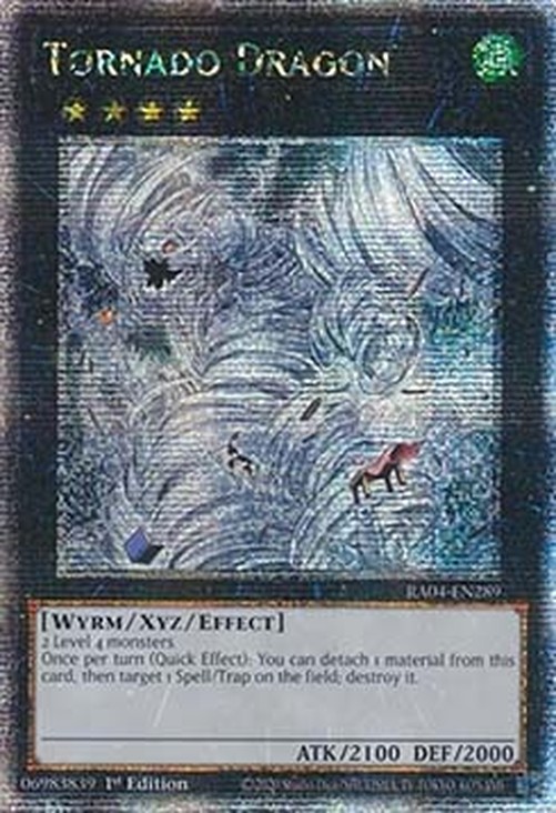 Yu-Gi-Oh! RA04 Tornado Dragon (V.2 - Quarter Century Secret Rare)