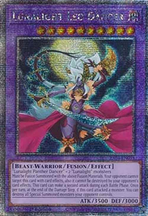 Yu-Gi-Oh! RA04 Lunalight Leo Dancer (V.5 - Quarter Century Secret Rare)