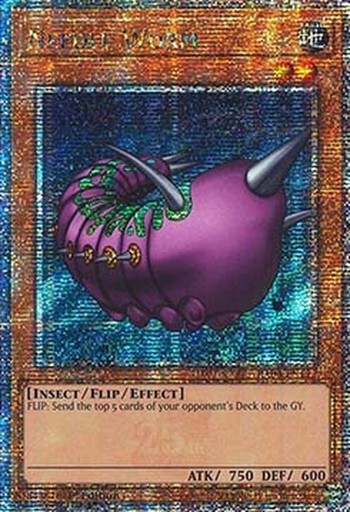 Yu-Gi-Oh! RA04 Needle Worm (V.2 - Quarter Century Secret Rare)
